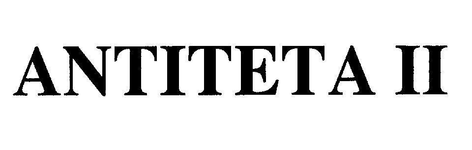 Mẫu nhãn hiệu ANTITETA II