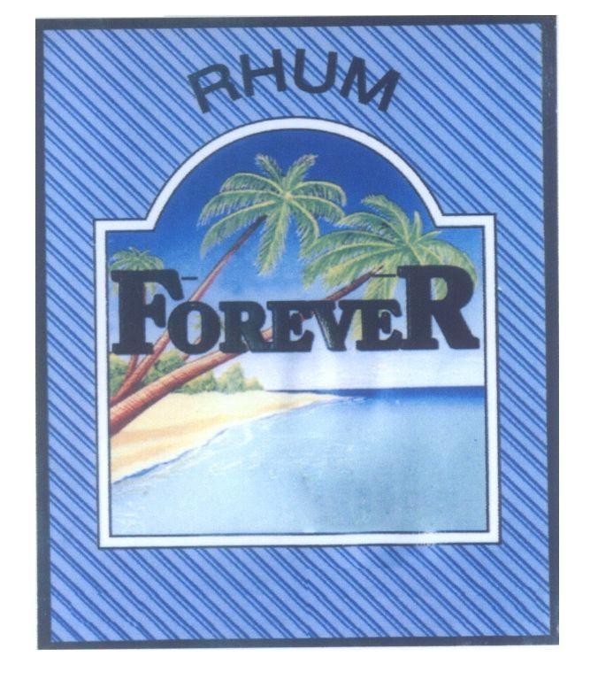 Mẫu nhãn hiệu RHUM FOREVER