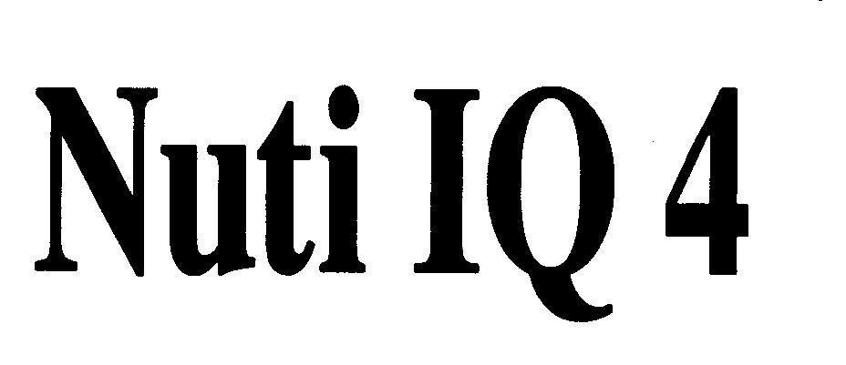Mẫu nhãn hiệu Nuti IQ 4