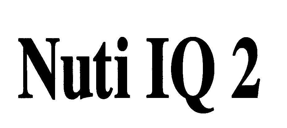 Mẫu nhãn hiệu Nuti IQ 2