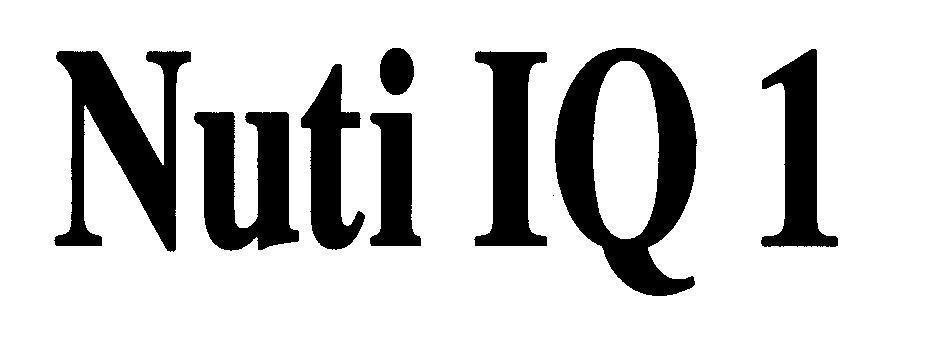 Mẫu nhãn hiệu Nuti IQ 1