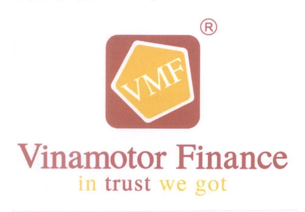 Mẫu nhãn hiệu VMF Vinamotor Finance in trust we got