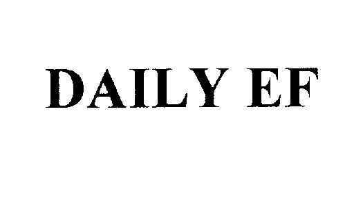 Mẫu nhãn hiệu DAILY EF