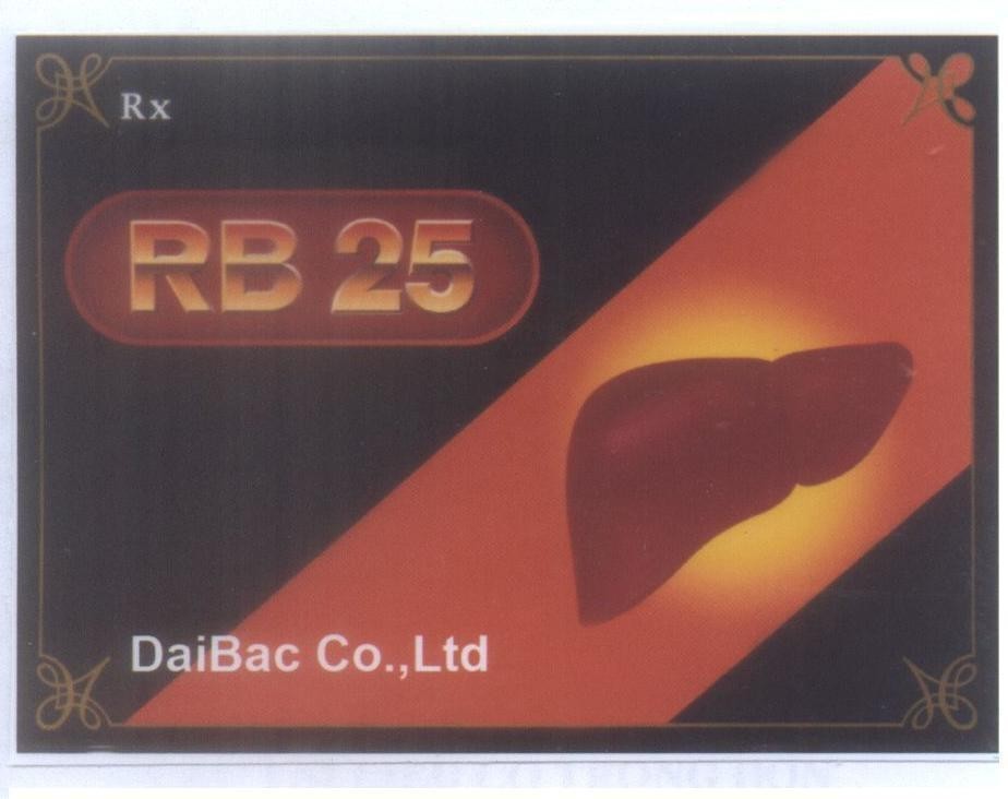 Mẫu nhãn hiệu Rx RB 25 DaiBac Co., Ltd