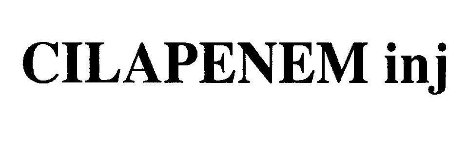 Mẫu nhãn hiệu CILAPENEM inj