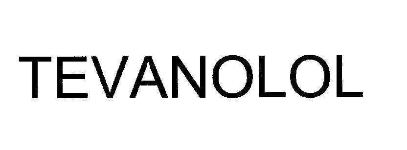 Mẫu nhãn hiệu TEVANOLOL