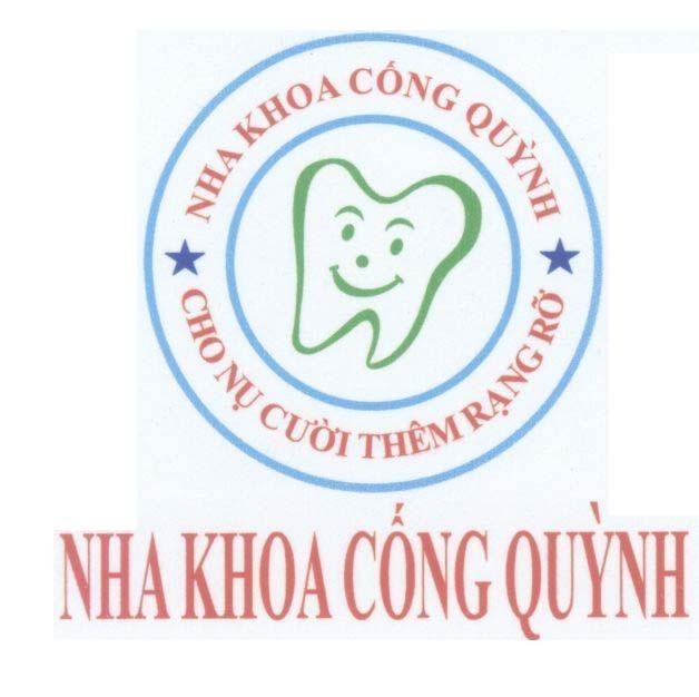 Mẫu nhãn hiệu Nha Khoa Cống Quỳnh Cho Nụ Cười Thêm Rạng Rỡ