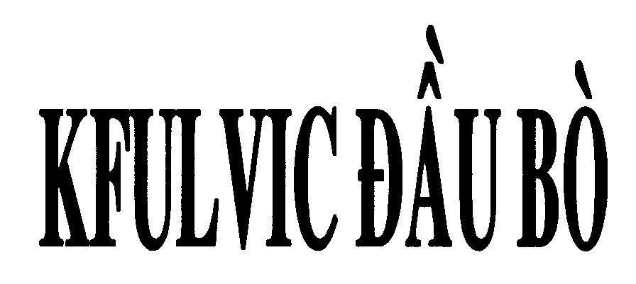 Mẫu nhãn hiệu KFULVIC Đầu Bò