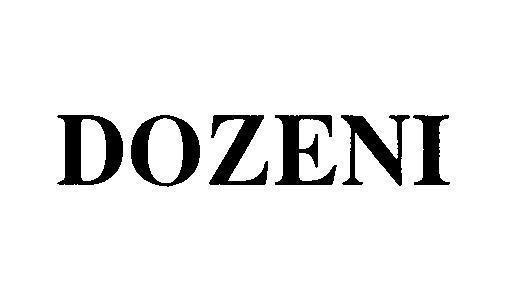 Mẫu nhãn hiệu DOZENI