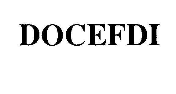 Mẫu nhãn hiệu DOCEFDI