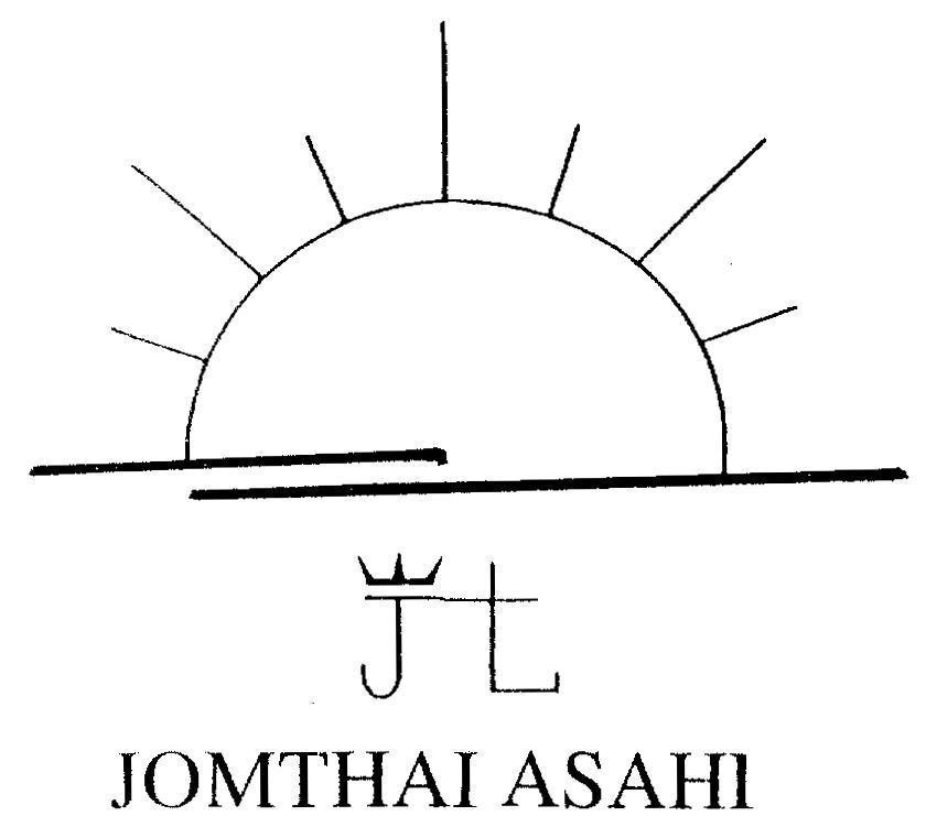 Mẫu nhãn hiệu JT JOMTHAI ASAHI