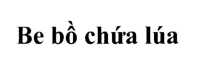 Mẫu nhãn hiệu Be bồ chứa lúa