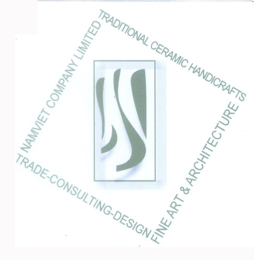Mẫu nhãn hiệu TRADE - CONSULTING - DESIGN NAMVIET COMPANY LIMITED TRADITIONAL CERAMIC HANDICRAFTS FINE ART & ARCHITECTURE