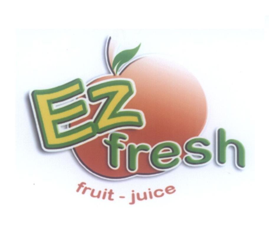 Mẫu nhãn hiệu Ez fresh fruit - juice