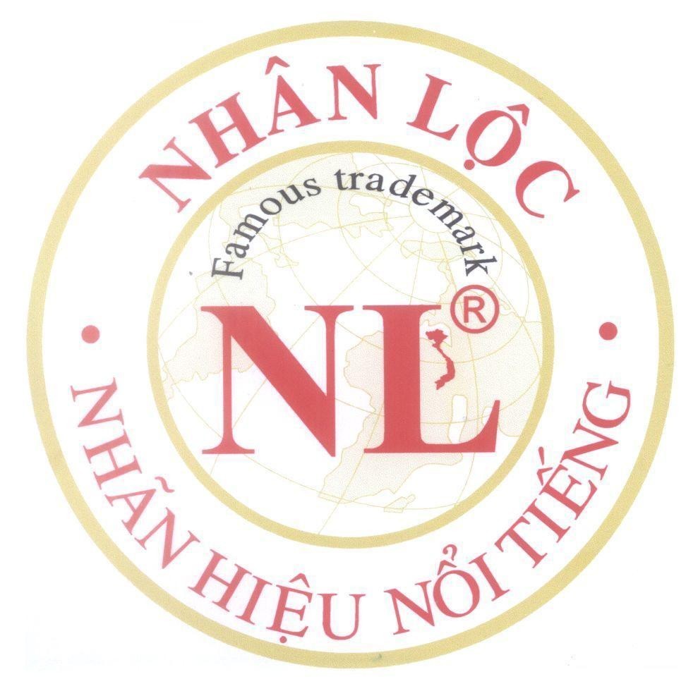 Mẫu nhãn hiệu Nhân Lộc NL Nhãn Hiệu Nổi Tiếng Famous trademark