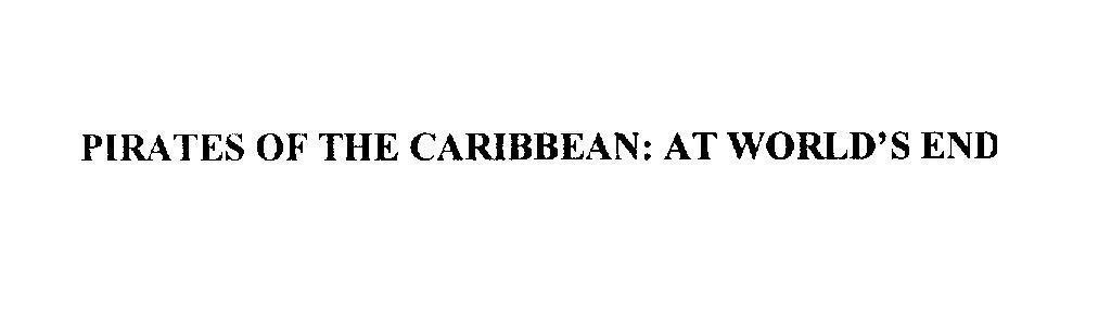 Mẫu nhãn hiệu PIRATES OF THE CARIBBEAN: AT WORLD'S END
