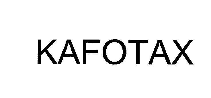 Mẫu nhãn hiệu KAFOTAX