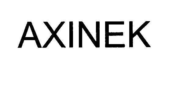Mẫu nhãn hiệu AXINEK