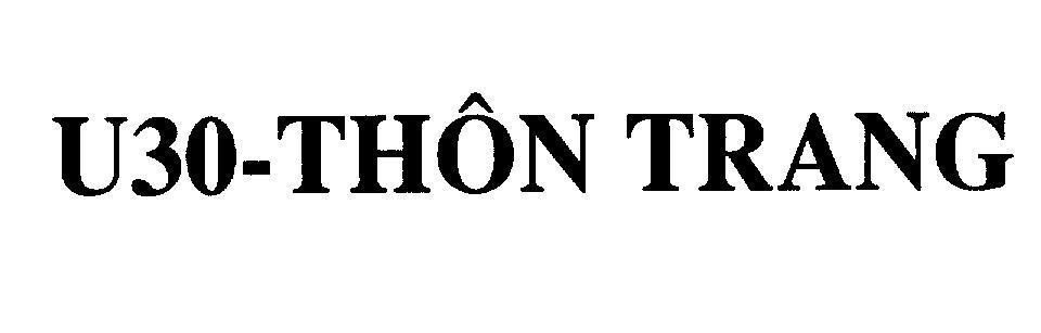 Mẫu nhãn hiệu U30-Thôn Trang