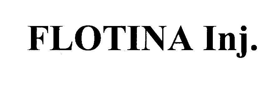 Mẫu nhãn hiệu FLOTINA Inj.