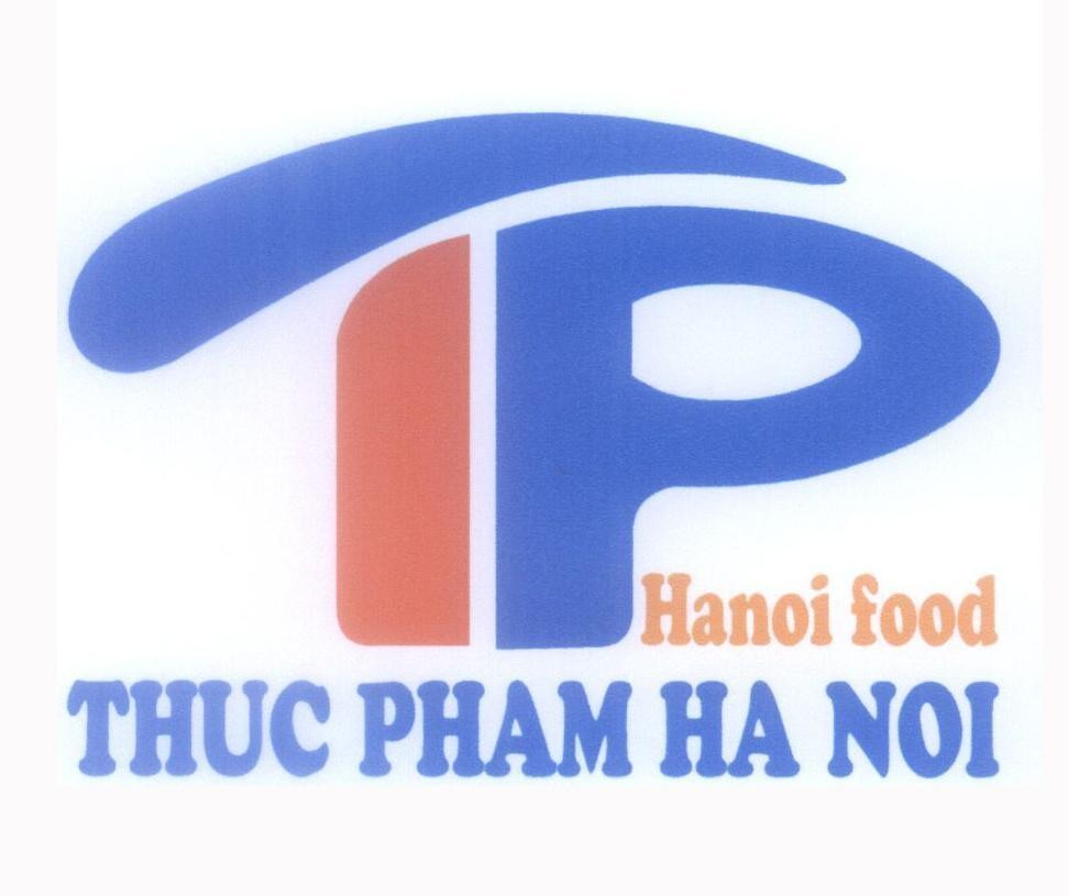 Mẫu nhãn hiệu TP Hanoi food THUC PHAM HA NOI