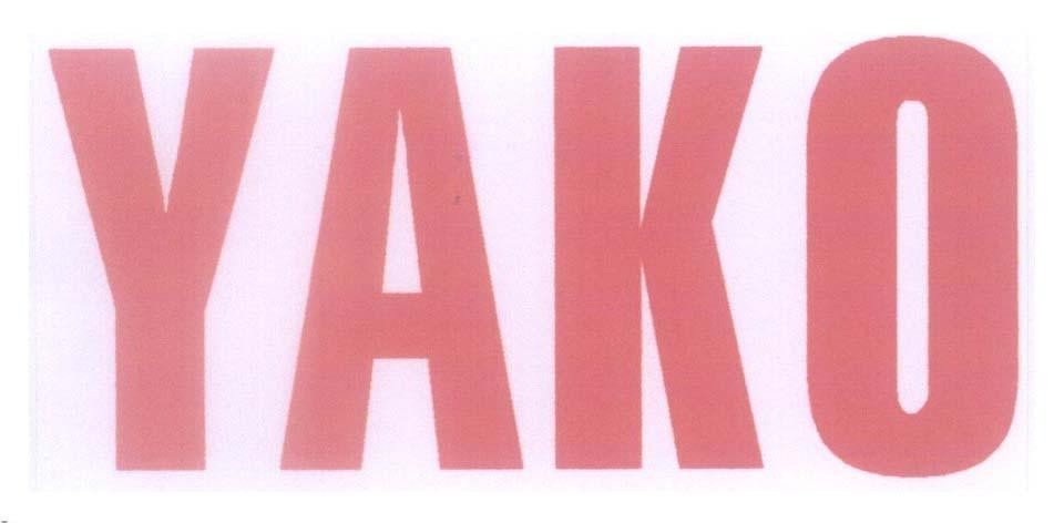 Mẫu nhãn hiệu YAKO