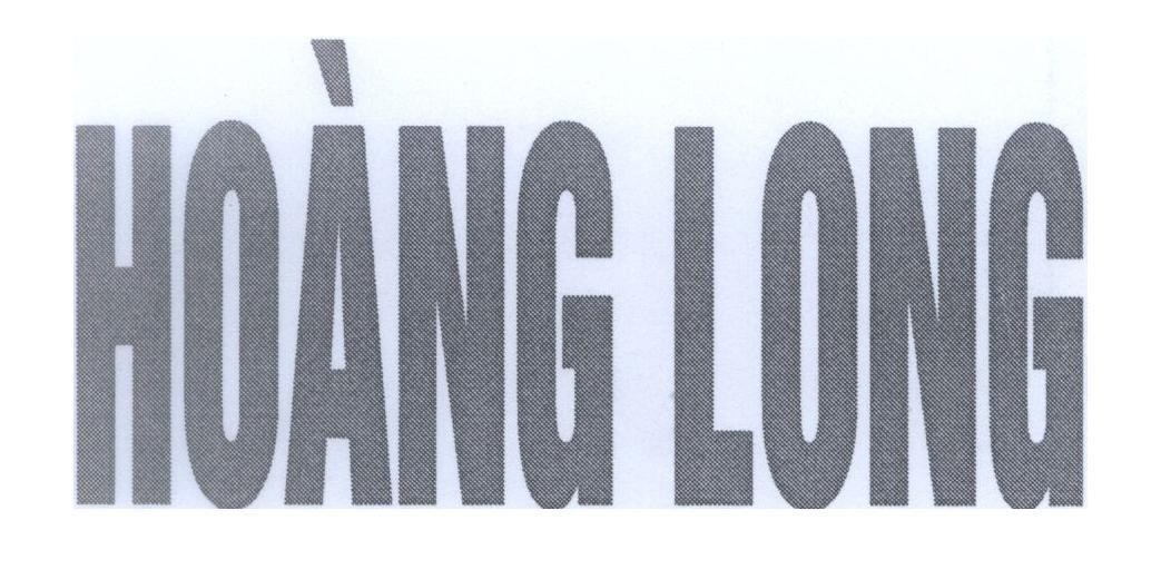Mẫu nhãn hiệu Hoàng Long