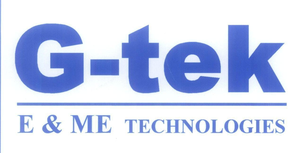 Mẫu nhãn hiệu G-tek E & ME TECHNOLOGIES