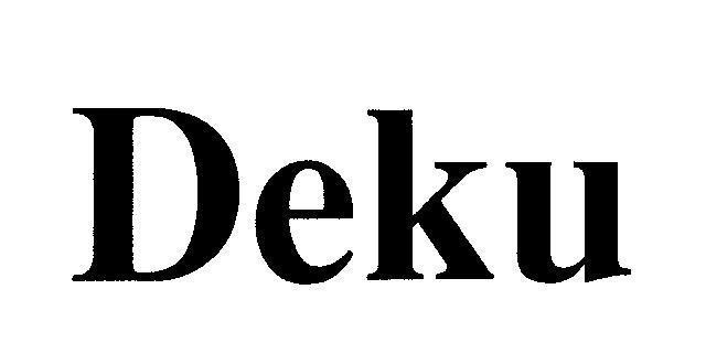 Mẫu nhãn hiệu Deku
