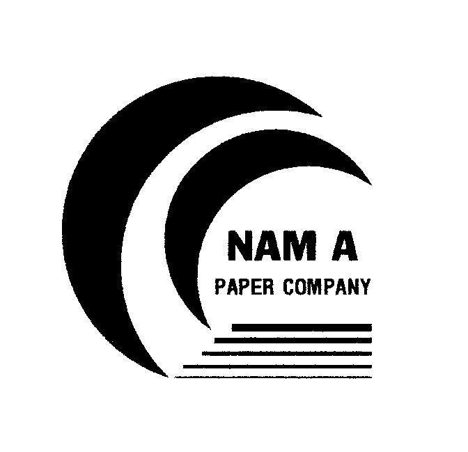 Mẫu nhãn hiệu NAM A PAPER COMPANY