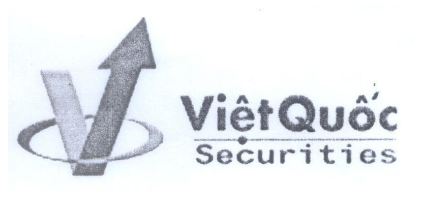 Mẫu nhãn hiệu V Việt Quốc Securities