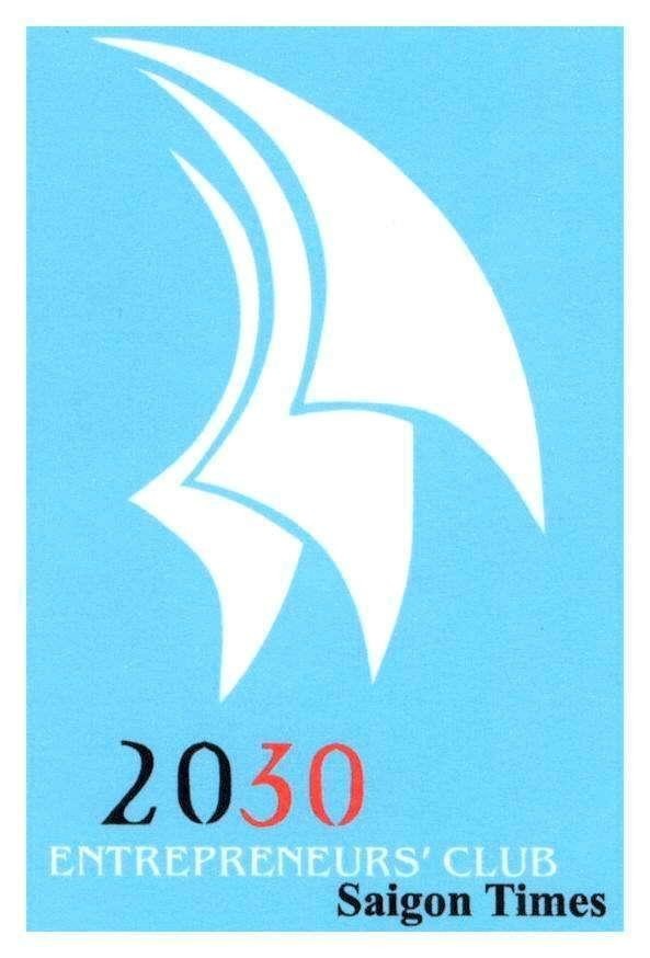 Mẫu nhãn hiệu 2030 ENTREPRENEURS' CLUB Saigon Times