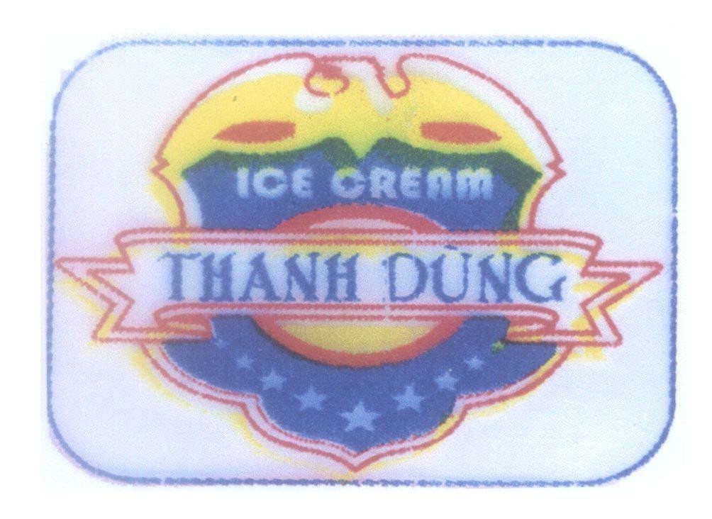 Mẫu nhãn hiệu ICE CREAM Thanh Dũng
