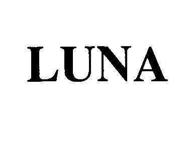 Mẫu nhãn hiệu LUNA