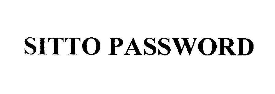 Mẫu nhãn hiệu SITTO PASSWORD