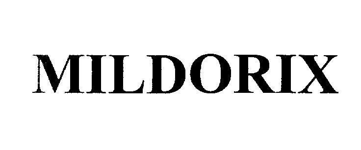 Mẫu nhãn hiệu MILDORIX