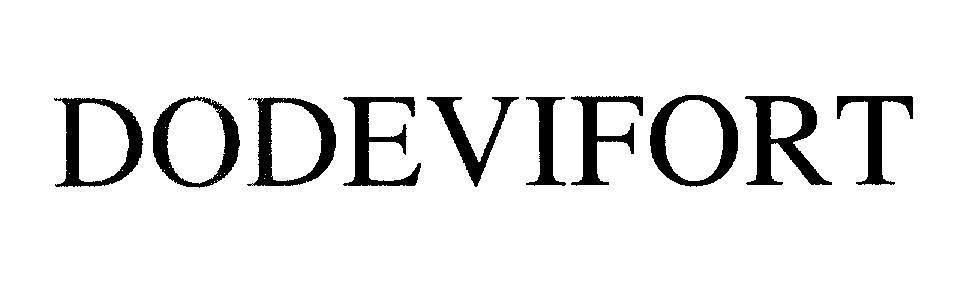 Mẫu nhãn hiệu DODEVIFORT