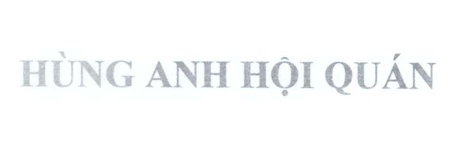 Mẫu nhãn hiệu Hùng Anh Hội Quán