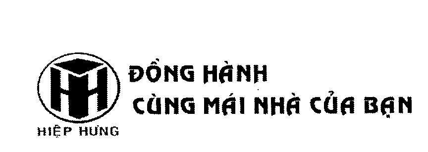 Mẫu nhãn hiệu HH Hiệp Hưng Đồng Hành Cùng Mái Nhà Của Bạn