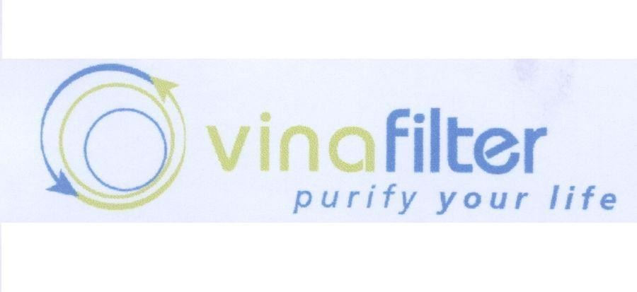 Mẫu nhãn hiệu vinafilter purify your life