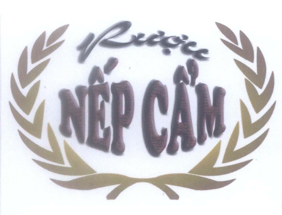 Mẫu nhãn hiệu Rượu Nếp Cẩm