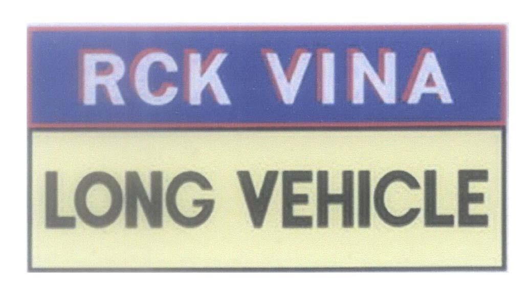 Mẫu nhãn hiệu RCK VINA LONG VEHICLE