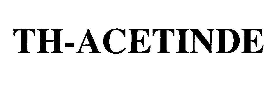 Mẫu nhãn hiệu TH-ACETINDE