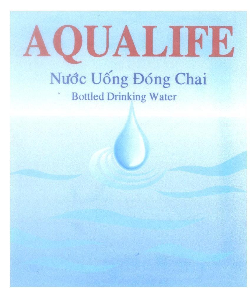 Mẫu nhãn hiệu AQUALIFE Nước Uống Đóng Chai Bottled Drinking Water