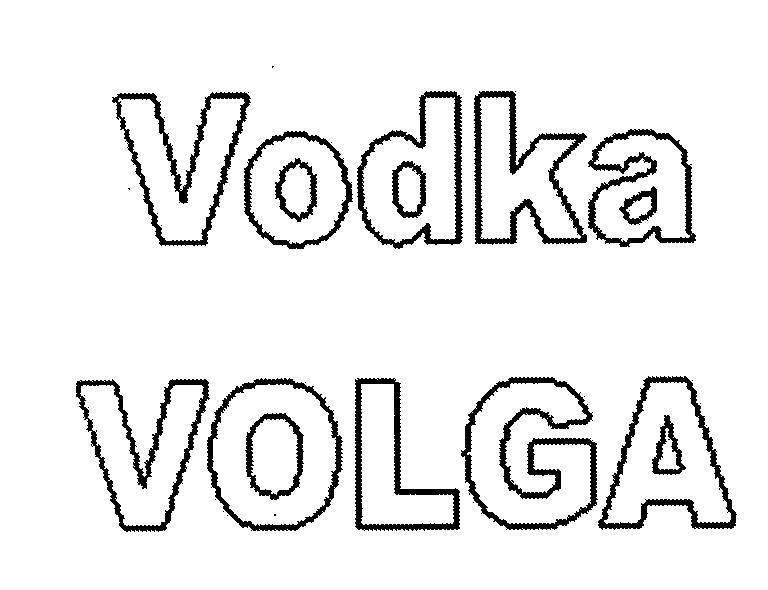 Mẫu nhãn hiệu Vodka VOLGA