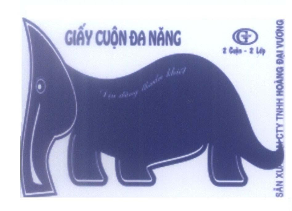 Mẫu nhãn hiệu Giấy Cuộn Đa Năng Sản Xuất TM CTY TNHH Hoàng Đại Vương Dịu dàng thuần khiết