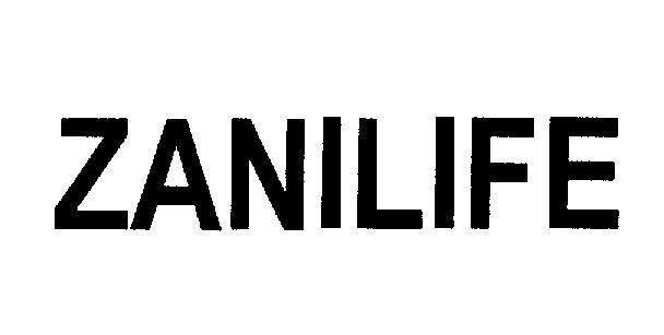 Mẫu nhãn hiệu ZANILIFE