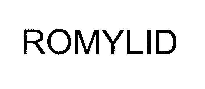 Mẫu nhãn hiệu ROMYLID