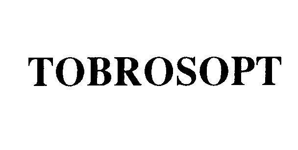 Mẫu nhãn hiệu TOBROSOPT