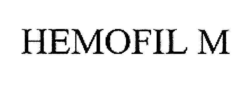 Mẫu nhãn hiệu HEMOFIL M